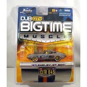    Dub City Bigtime Muscle 67 Shelby Gt 500 Grey & Black Toys & Games