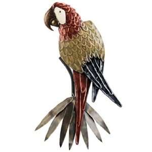    SPI Home Parrot Wall Hanging (Sheet Metal & Wire)