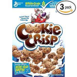 Cookie Crisp Cereal, 11.25 Ounce Box (Pack of 3)  Grocery 