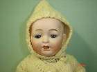 Antique 10 German Bisque Baby Incised #3 Compo Body