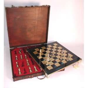    Renaissance Set w/Blue Board, in wooden chest Toys & Games