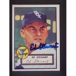  Ed Stewart (D) Chicago White Sox #279 1952 Topps Reprint 