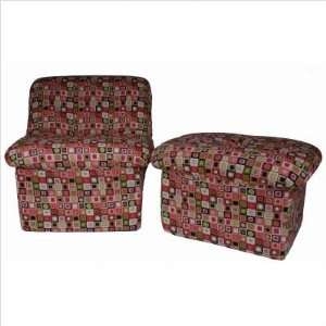  Fun Furnishings 41245 Cloud Chair and Ottoman in Candyland 
