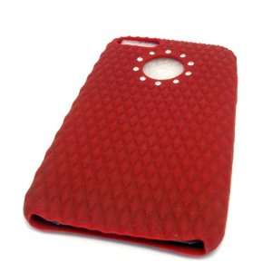  Apple iPOD TOUCH ITOUCH RED JEWEL BLING SOFT SILICONE 2nd 