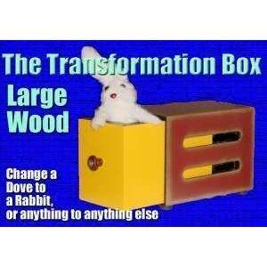  Transformation Box  LARGE Wood  Animal Magic Trick Toys 
