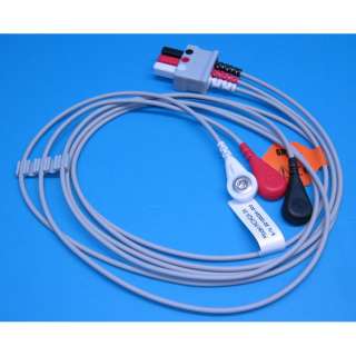 Lead Wire EKG / ECG Set 4 Siemens / Drager Patient Monitor / Multi 