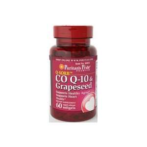  CoQ10 Plus Grapeseed 60 Softgels