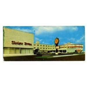  Shaker House Motel Postcard Shaker Heights Ohio 