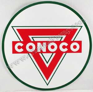 CONOCO GASOLINE 2 VINYL GAS & OIL PUMP DECAL DC 127D  