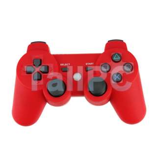 New Red Color Wireless Bluetooth Game Controller for Sony PS3 USA 