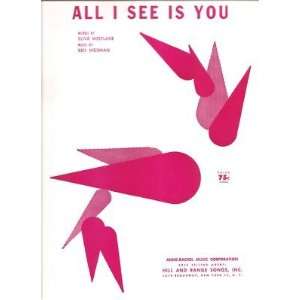  Sheet Music All I See Is You Clive Westlake 165 
