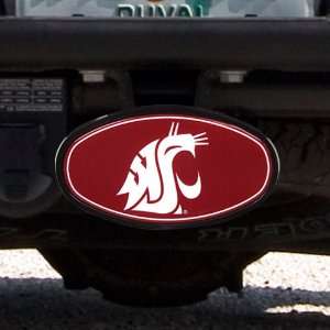   Washington State Cougars Domed Logo Plastic Hitch Cover Automotive