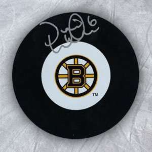  DENNIS WIDEMAN Boston Bruins SIGNED Hockey Puck Sports 
