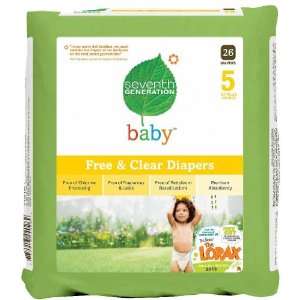  Seventh Generation Baby Diapers   Case of 4 Packs Baby