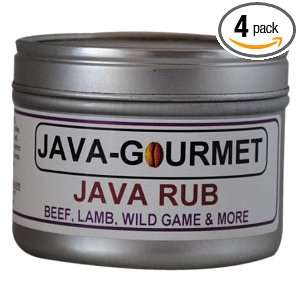 Java Rub Beef, Lamb & Wild Game, 3.3 Ounce (Pack of 4)  