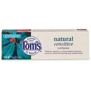 Toms of Maine Natural Fluoride Free Toothpaste for Sensitive Teeth