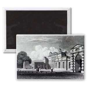 Badminton House (engraving) by William   3x2 inch Fridge Magnet 