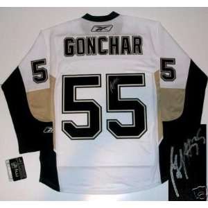 Sergei Gonchar Signed Jersey   Cup