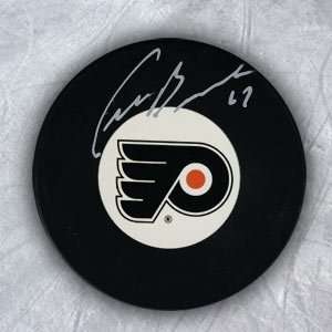 Craig Berube Philadelphia Flyers Autographed/Hand Signed Hockey Puck 