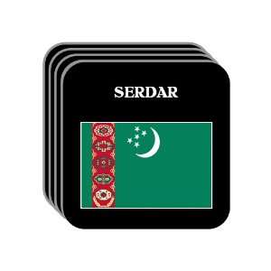  Turkmenistan   SERDAR Set of 4 Mini Mousepad Coasters 