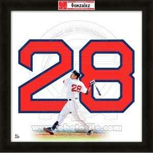  Adrian Gonzalez Boston Red Sox 20x20 Framed Uniframe 