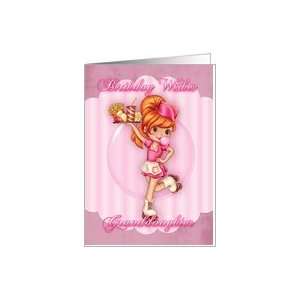    granddaughter birthday card   cute waitress pink Card Toys & Games