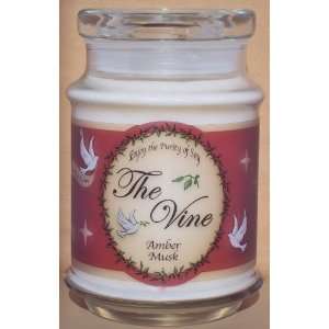  The Vine Candles Amber Musk Natural Soy Candle