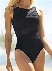 MIRACLESUIT MESH SUIT BLACK MIRACLE 8 10 12 14 16 18 SWIMMING COSTUME 