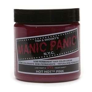  Manic Panic Semi Permanent Hair Color Cream, Hot Pink, 4 