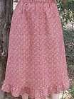 CUSTOM Ladies long full skirt cotton floral modest A li