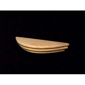 Selini Soap Dish in Giallo Paillanti Limestone. THIS IS A CLEARANCE 