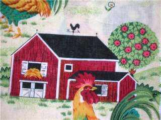 New Chicken Barn Fabric BTY Farm Country Animal  