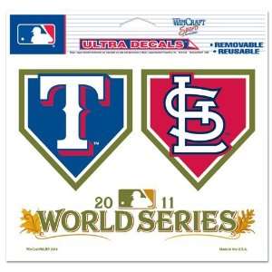  2011 WORLD SERIES DUELING TEAMS 5x6 ULTRA DECAL Sports 