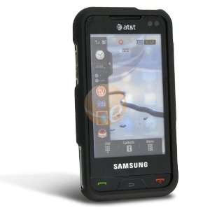    on Rubber Coated Case for Samsung Eternity A867, Black Electronics