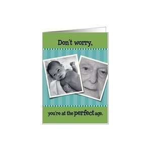  Funny Perfect Age Greeting Card Card Health & Personal 