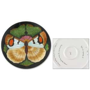  Decorative plate, Italian Butterfly
