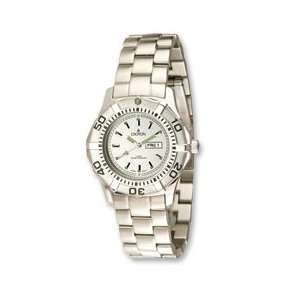  Croton Ladies Stainless Steel Silver Dial Quartz Watch 