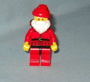 LEGO FATHER CHRISTMAS, SANTA CLAUS MINIFIG & BAG, NEW  