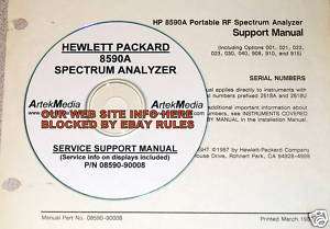 HP 8590A Service Support Manual (Good Schematics)  
