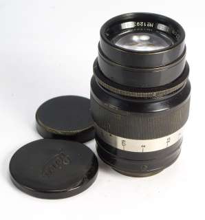 Hektor 1,9/7,3cm + Finder Black #129309 f Leica screw  