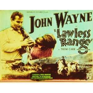 Lawless Range Movie Poster (11 x 14 Inches   28cm x 36cm) (1935) Style 