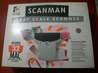 Logitech Scanman 32 MAC Hand Held Gray Scale Scanner  
