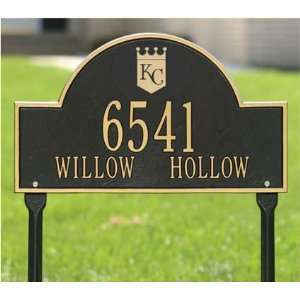  Kansas City Royals Black and Gold Personalized Address 