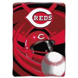  Cincinnati Reds MLB Tag Micro Raschel Blanket (60x80 