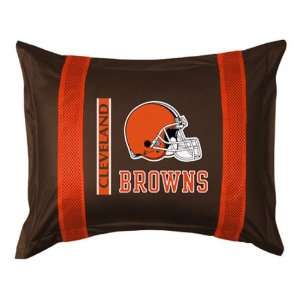  Cleveland Browns Sideline Pillow Sham   Standard Sports 