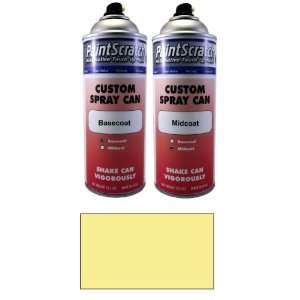  12.5 Oz. Spray Can of Pearl Yellow Tricoat Touch Up Paint 