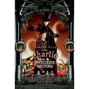   CHARLIE AND THE CHOCOLATE FACTORY POSTER   JOHNNY DEPP