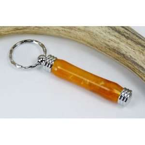  Orange Crush Acrylic Toothpick Holder With a Chrome Finish 