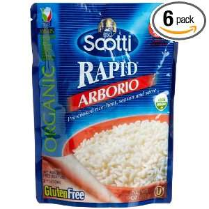 Riso Scotti Gluten Free Rapid Aborio White, 9 Ounce Bags (Pack of 6 