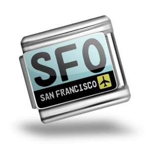  Italian Charms Original airport code SFO / San Francisco 